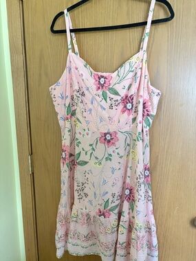 Old Navy Light Pink Textured Stretch Top